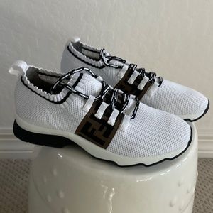 Fendi Rockoko Knit Sock Sneakers (NEW)